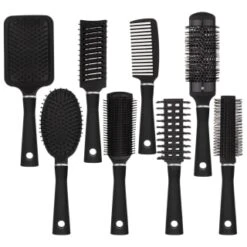 Style Studio Cushion Paddle Brush -Daily Necessities Store 321019 style studio brush black main