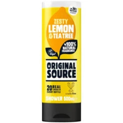 Original Source Shower Gel 500ml - Zesty Lemon & Tea Tree