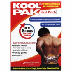 B&M Koolpak Instant Heat Patch 4pk