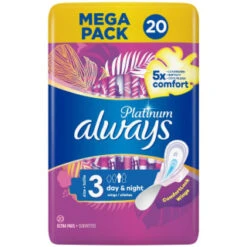 Always® Platinum Always Ultra Day & Night Pads 20pk