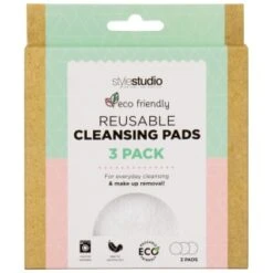 Style Studio Reusable Cleansing Pads 3pk