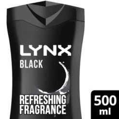 Daily Necessities Store -Daily Necessities Store 384523 lynx black shower gel 500ml 2