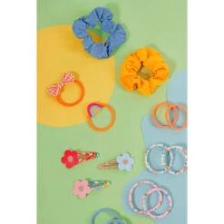 Ella Style Clips, Scrunchies & Elastics Set 6pk -Daily Necessities Store 385597 ella style hair accessories