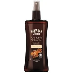 B&M Hawaiian Tropic Island Glow Spray Oil Spf 15 200ml