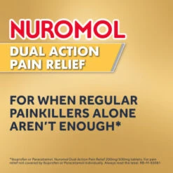 Nuromol Dual Action Pain Relief 200mg/500mg Tablets 6pk -Daily Necessities Store 388294 nuromol ibuprofen and paracetamol 6s