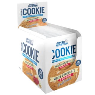 B&M Applied Nutrition Protein Cookie 85g - White Chocolate & Raspberry 1 B&M Applied Nutrition Protein Cookie 85g - White Chocolate & Raspberry