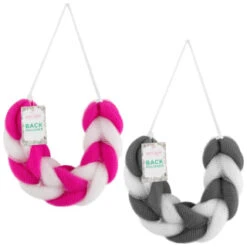 B&M The Bath Shop Collection Back Polisher - Pink & White -Daily Necessities Store 394454 back polisher group