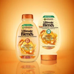 Garnier Ultimate Blends Shampoo 400ml - Honey Treasures -Daily Necessities Store 395935 395937 gernier ulimate blends shampoo and conditioner honey treasures 1