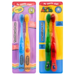 Crayola Toothbrush 2pk -Daily Necessities Store 397786 2pk toothbrush set group
